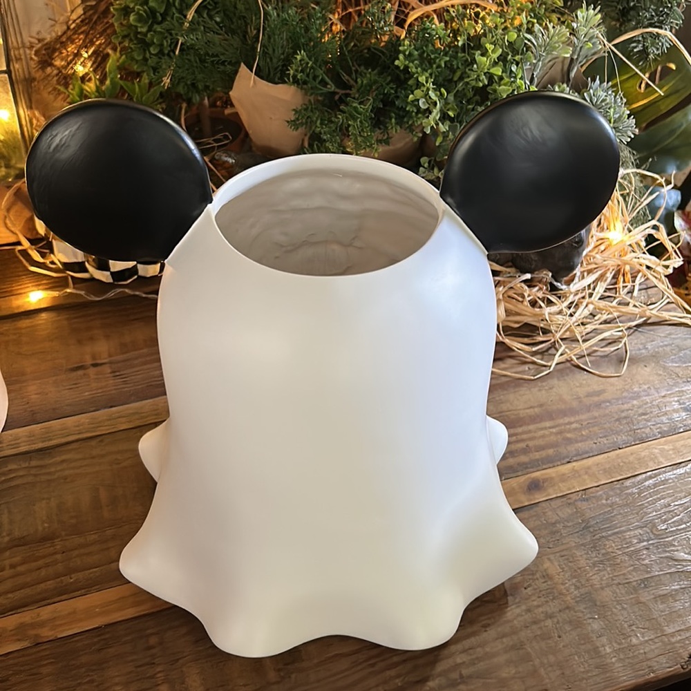 Pottery Barn Kids Disney Mickey Mouse Ghost Candy Bowl 👻🎃💀 - Picture 5 of 10
